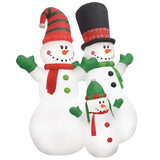 Vidaxl Snowman Inflatable with LEDs 240 cm