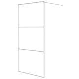 Vidaxl Walk-in Shower Wall 100x195 cm przezroczysty ESG Glass White