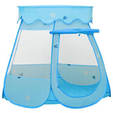 VidaXL Kinderspeeltent met 250 ballen 102x102x82 cm blauw