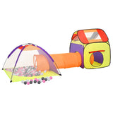 Vidaxl Children's Play Tent med 250 bollar 338x123x111 cm Multi -färgade