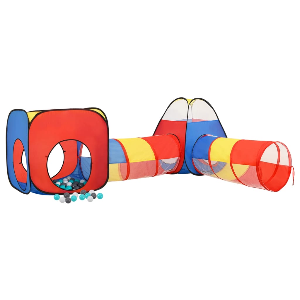 Tienda de juego para niños Vidaxl con 250 bolas 190x264x90 cm multi -columinado