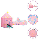 Vidaxl Children's play tent with 250 balls 301x120x128 cm pink