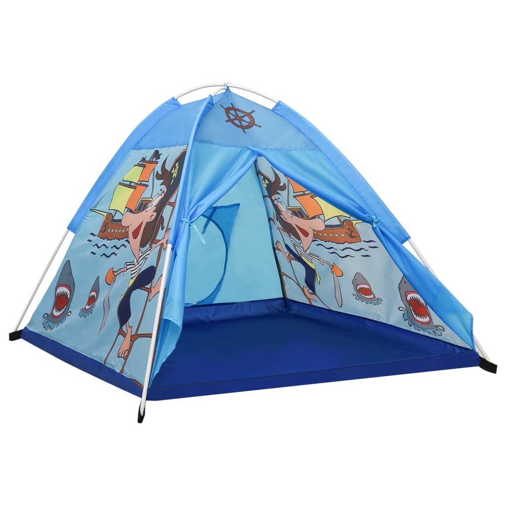 Tenda da gioco per bambini Vidaxl con 250 palline 120x120x90 cm blu