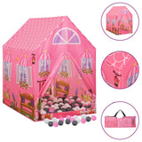 Vidaxl Kinderspielzelt mit 250 Bällen 69x94x104 cm Pink