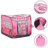 Vidaxl Children's Play Tent con 250 bolas 70x112x70 cm Pink