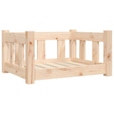 Vidaxl Dog Panier 55.5x45.5x28 cm Pine solide