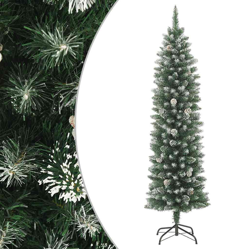 Vidaxl Kunstkerstboom estrecho con PVC estándar de 180 cm