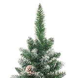 Vidaxl Kunstkerstboom estrecho con PVC estándar de 210 cm