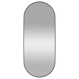 Vidaxl Spiegelwand -montiert 25 x 60 cm Oval Schwarz