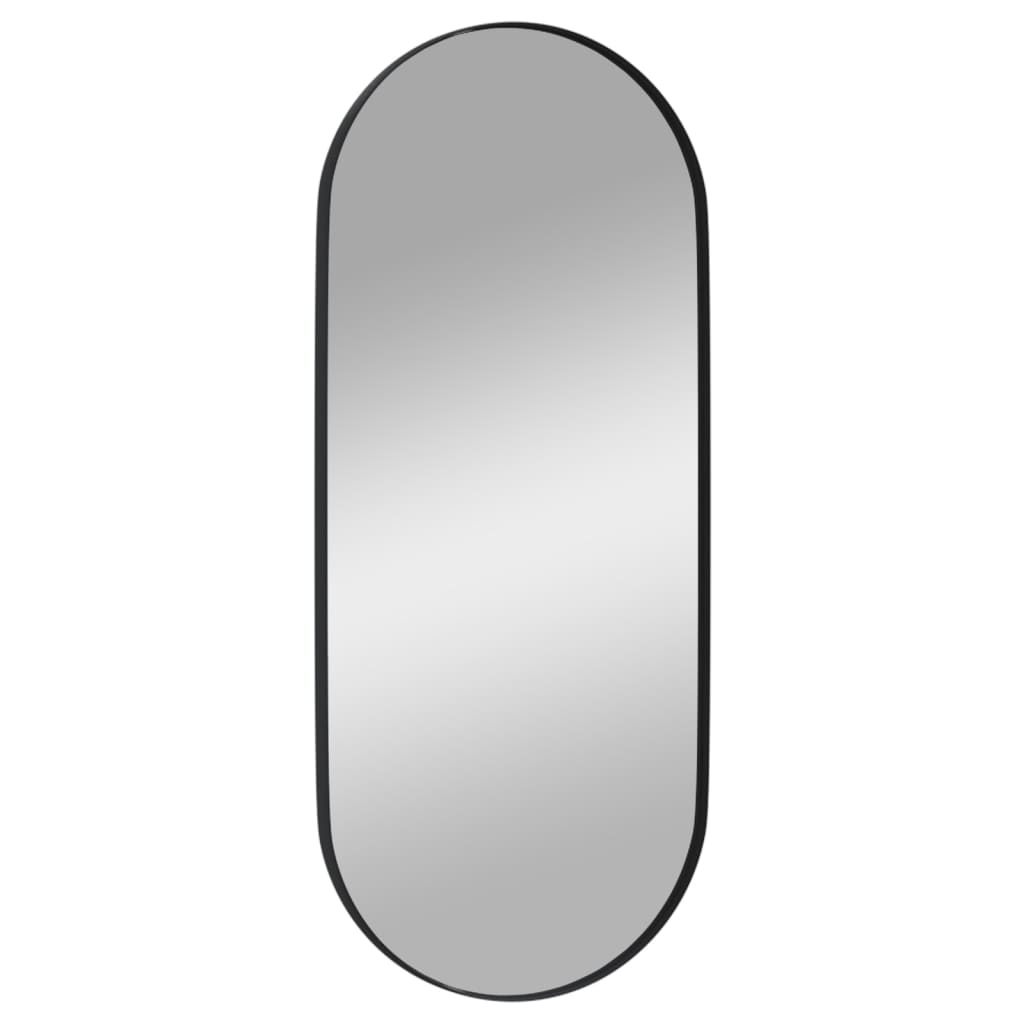 Vidaxl Spiegelwand -montiert 25 x 60 cm Oval Schwarz