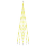 Vidaxl Foogpole Christmas Tree 310 LED diody teplé bílé 300 cm