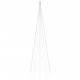 Vidaxl Foogpole Christmas Tree 310 LED diody teplé bílé 300 cm