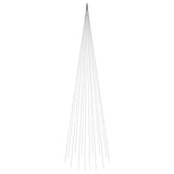 Vidaxl Flagpole Christmas Tree 1134 LEDS Cold White 800 cm