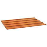 VIDAXL -Dachpaneele 36 ST 60x44 cm Corten Stahl rostig