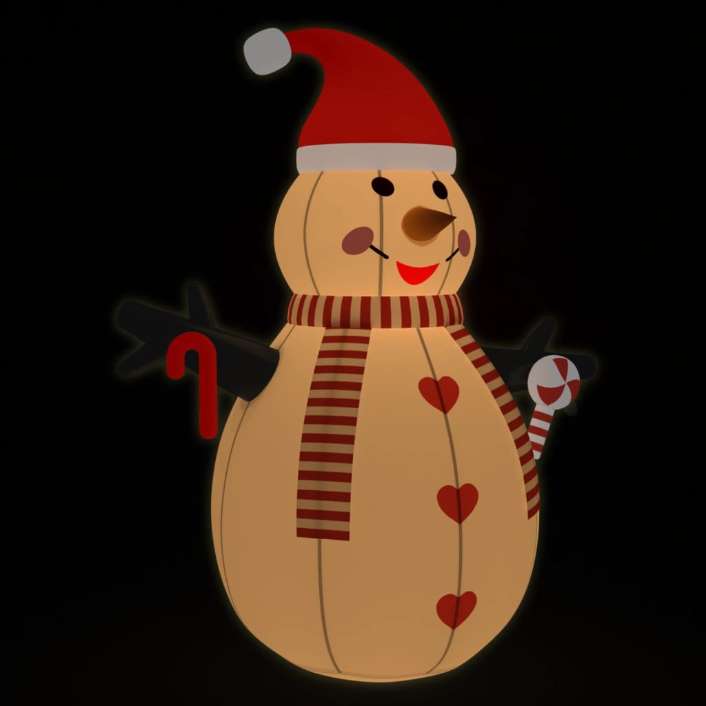 Vidaxl Snowman Inflatable with LEDs 460 cm