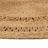 Tapis vidaxl autour de 150 cm de jute tressée