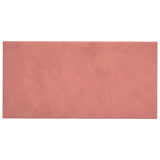 Nástěnné panely Vidaxl 12 ST 2,16 m² 60x30 cm Velvet Pink