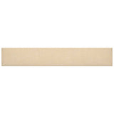 Paneles de pared Vidaxl 12 PC 1.62 m² 90x15 cm de crema de tela