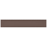 Vidaxl Wall panels 12 st 1.62 m² 90x15 cm artificial leather brown