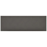 Panneaux muraux Vidaxl 12 st 3,24 m² 90x30 cm en cuir artificiel gris