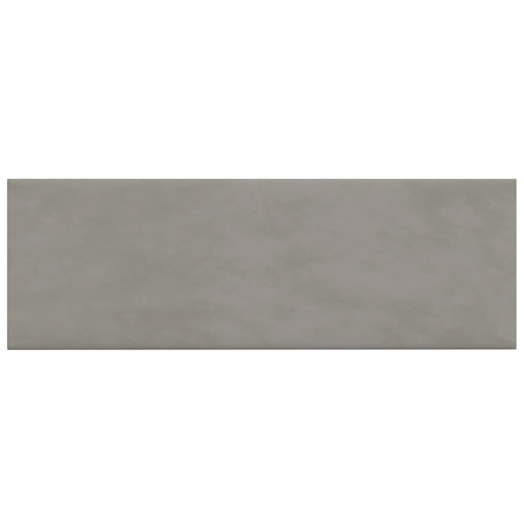 Panneaux muraux Vidaxl 12 ST 3,24 m² 90x30 cm Gris clair en velours