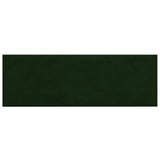 Paneles de pared Vidaxl 12 st 3.24 m² 90x30 cm Velvet verde oscuro