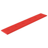 Panneaux muraux vidaxl 12 st 1,62 m² 90x15 cm en cuir artificiel rouge