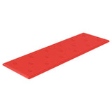 Panneaux muraux vidaxl 12 st 3,24 m² 90x30 cm en cuir artificiel rouge