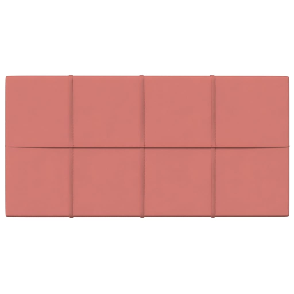 Panneaux muraux vidaxl 12 st 2,16 m² 60x30 cm en velours rose