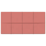 Panneaux muraux vidaxl 12 st 2,16 m² 60x30 cm en velours rose