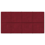 Vidaxl Wandpannelen 12 St.16 m² 60330 cm Velvet Wäin rout