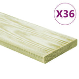 Vidaxl Terra Boards 36 ST 4,32 m² 1 m Pino solido