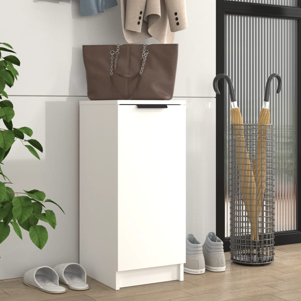 VidaXL Shoe cabinet 30x35x70 cm Processed Wood White