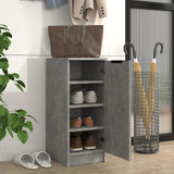 VIDAXL -Schuhschrank 30x35x70 cm verarbeiteter Holzbetonglijs