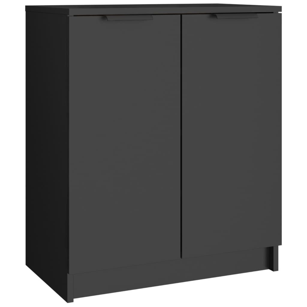 Vidaxl Shoe Cabinet 59x35x70 cm Property Wood Black