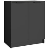 VidaXL shoe cabinet 59x35x70 cm Properted Wood Black