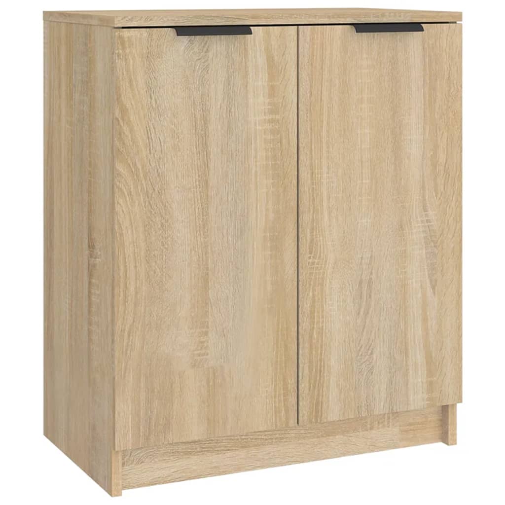 VIDAXL -Schuhschrank 59x35x70 cm propertiertes Holz Sonoma Eiche gefärbt