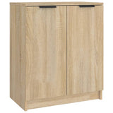 Armoire à chaussures Vidaxl 59x35x70 cm en bois de bois de chêne sonoma coloré