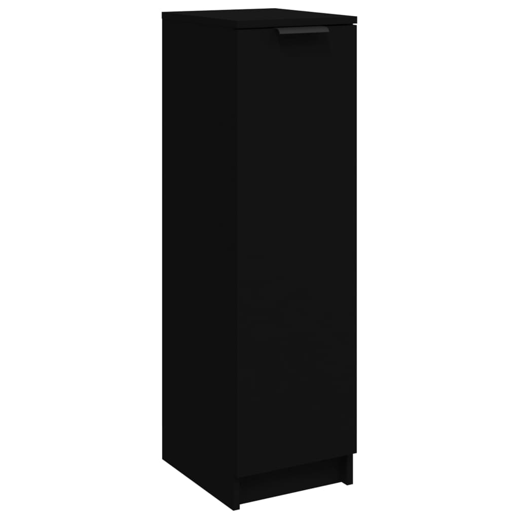 VidaXL Shoe cabinet 30x35x100 cm Properted Wood Black