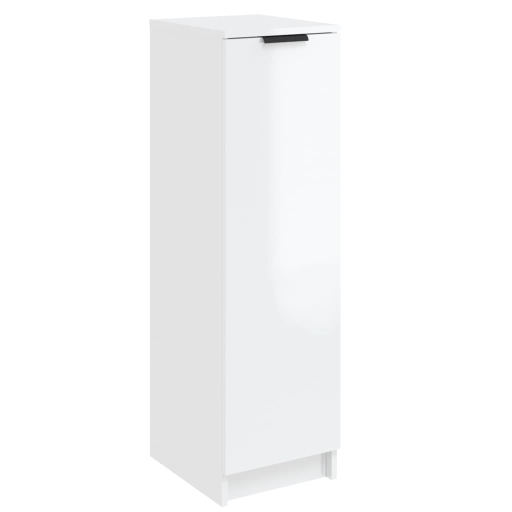 Vidaxl Cabinet da scarpe 30x35x100 cm Bianco di legno trasformato in legno