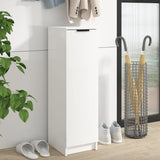 VidaXL Shoe cabinet 30x35x100 cm Processed Wood High Gloss White