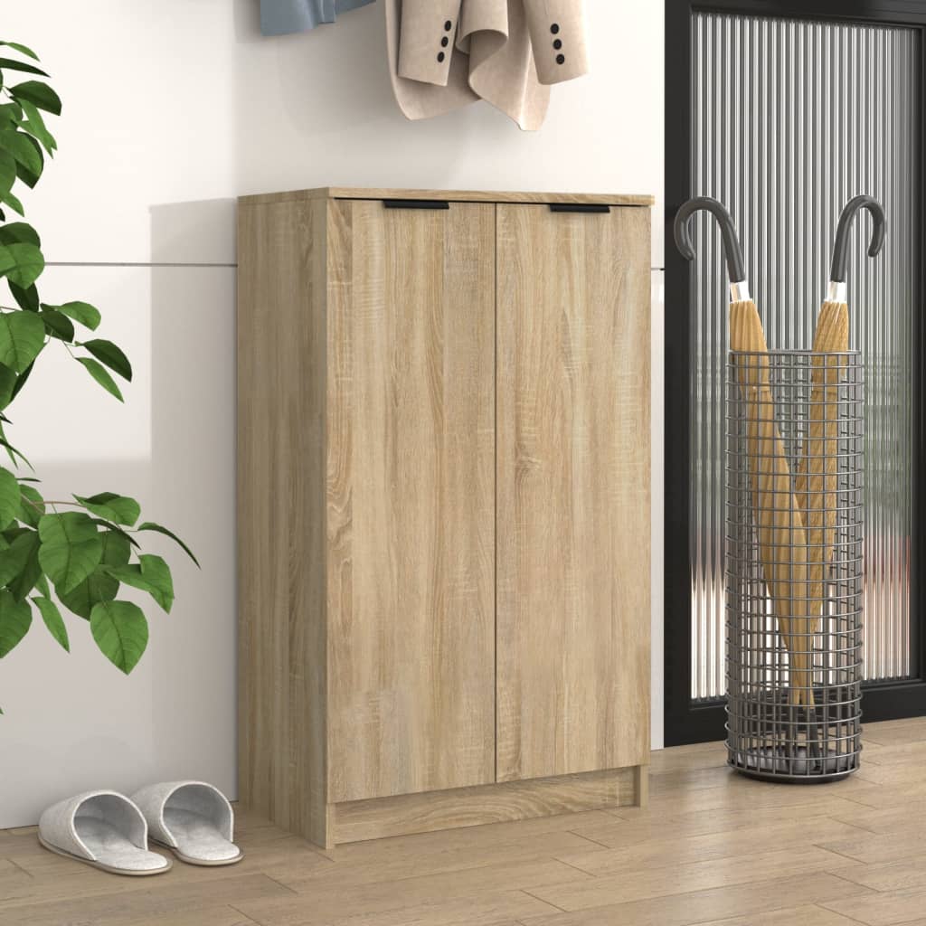 VidaXL shoe cabinet 59x35x100 cm Processed wood Sonoma oak colored