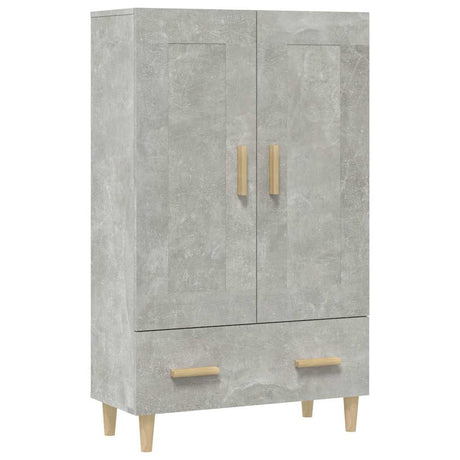 Vidaxl hoge kast 70x31x115 cm bewerkt hout betongrijs