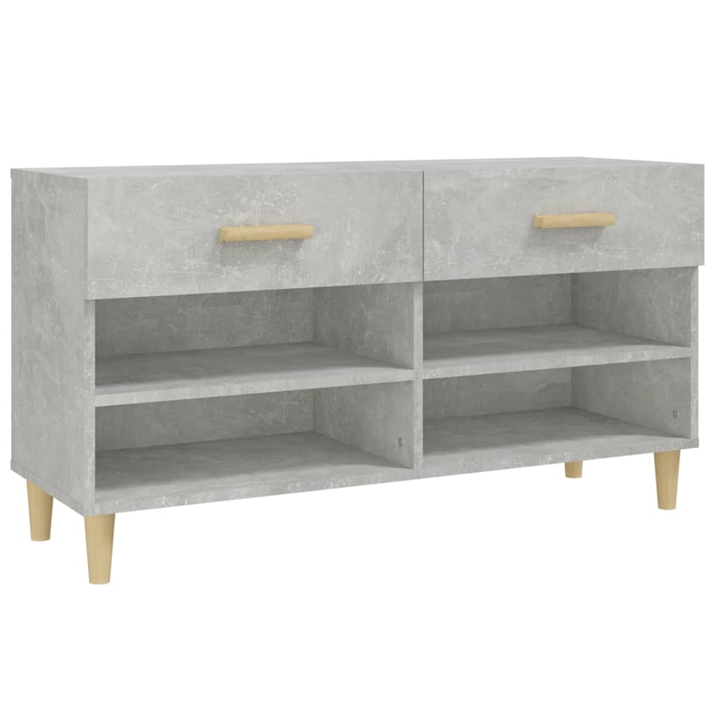 VidaXL shoe cabinet 102x35x55 cm processed wood concrete price