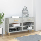 VidaXL shoe cabinet 102x35x55 cm processed wood concrete price