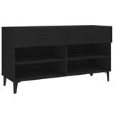 Vidaxl Shoe Cabinet 102x35x55 cm Property Wood Black