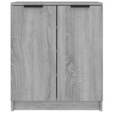 Vidaxl Shoe Cabinet 59x35x70 cm Property Wood Grey Sonoma Oak Farvet