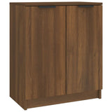 Vidaxl Shoe Cabinet 59x35x70 cm skåret træbrun eg farve