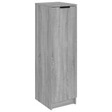 Armoire à chaussures Vidaxl 30x35x100 cm en bois de bois de bois de chêne Gris sonoma