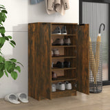 VidaXL shoe cabinet 59x35x100 cm Properted wood Smoked oak colored